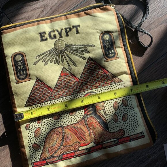 Egyptian Sling Wallet – Small Crossbody Purse, Durable Flexible Fabric - Picture 5 of 5